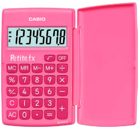 Калькулятор карманный CASIO LC-401LV-PK-W-A-EP (LC-401LV-PK-W-A-EP) фото