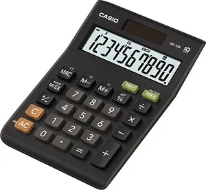Калькулятор настольный CASIO MS-10F-WA-EP черный (MS-10F-WA-EP) фото