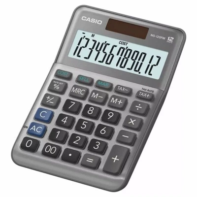 Калькулятор настольный CASIO MS-120FM-WA-EP (MS-120FM-WA-EP) фото