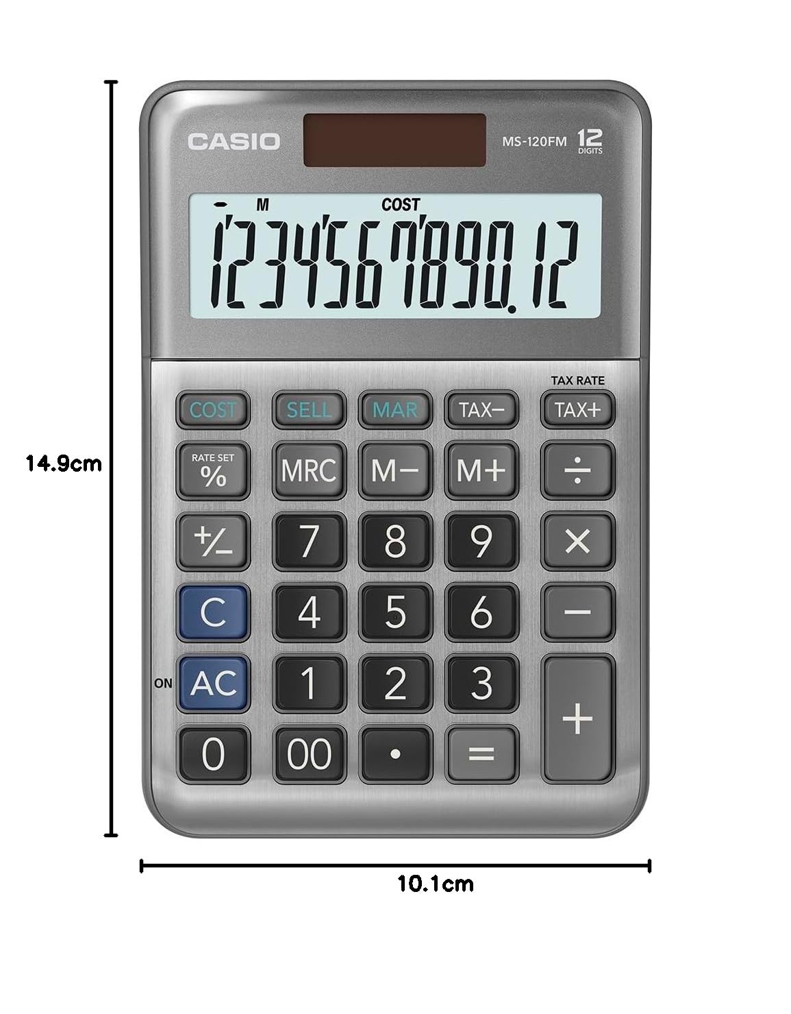 Калькулятор настольный CASIO MS-120FM-WA-EP (MS-120FM-WA-EP) фото