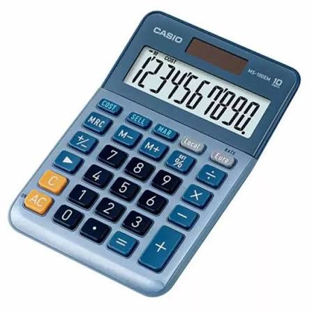 Калькулятор настольный CASIO MS-100EM-W-EP (MS-100EM-W-EP) фото