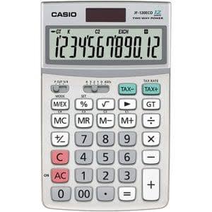 Калькулятор настольный CASIO JF-120ECO-W-EP (JF-120ECO-W-EP) фото