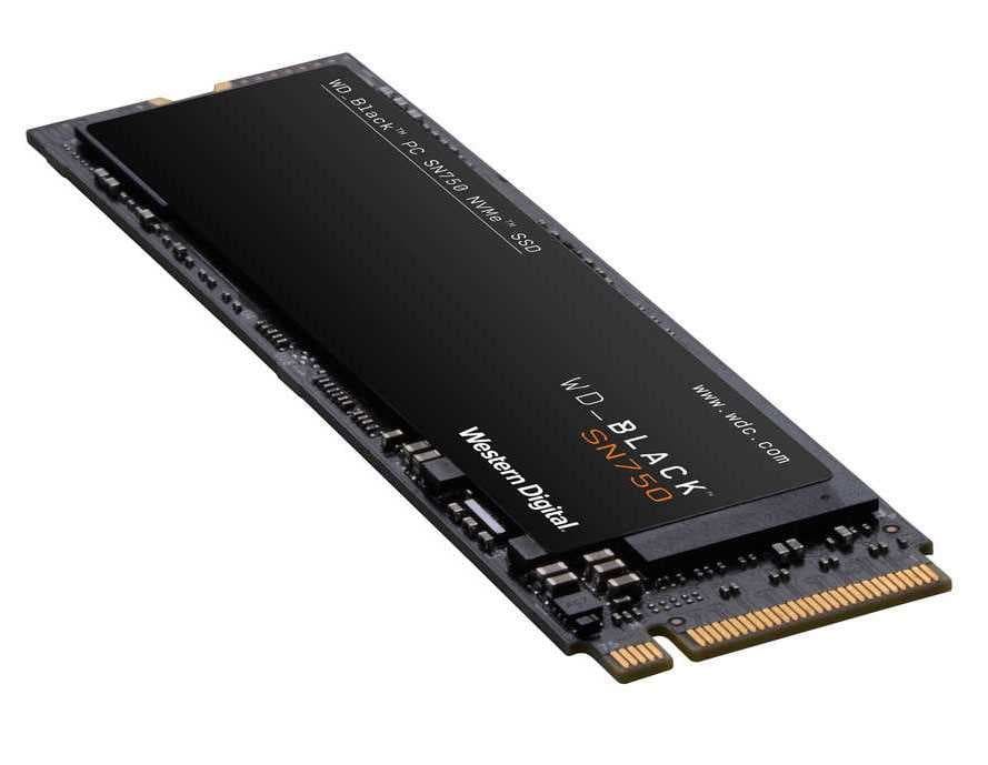 картинка Твердотельный накопитель SSD WD Black SN750 NVMe WDS500G3X0C 500ГБ (без радиатора) от магазина itmag.kz