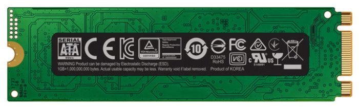 картинка Твердотельный накопитель 250Gb SSD Samsung 860 EVO M.2 PCIe R550Mb/s W520MB/s MZ-N6E250BW от магазина itmag.kz
