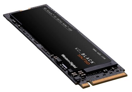 картинка Твердотельный накопитель 250GB SSD WD BLACK NVMe M.2 PCI-E Gen3 R3100Mb/s, W1600MB/s WDS250G3X0C от магазина itmag.kz