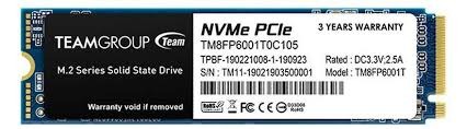 картинка Твердотельный накопитель SSD Team Group MP33 256Gb, M.2, NVMe 1.3, 1600/1000 MB/s, TM8FP6256G0C101 от магазина itmag.kz
