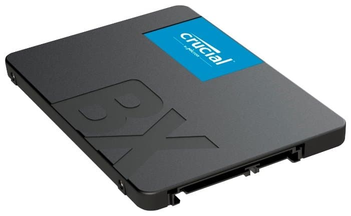 картинка Твердотельный накопитель  240Gb SSD Crucial BX500 2.5” SATA3 R540Mb/s W500MB/s 7mm CT240BX500SSD1 от магазина itmag.kz