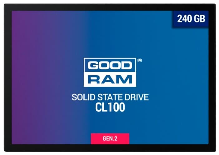 картинка Твердотельный накопитель 240GB SSD GOODRAM CL100 2.5” SATA3 (SSDPR-CL100-240-G2) от магазина itmag.kz