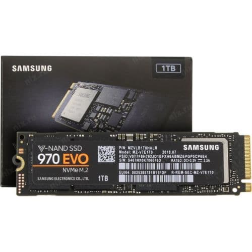 картинка  Твердотельный накопитель SSD Samsung 970 EVO M.2 1000 GB от магазина itmag.kz