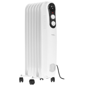 Обогреватель Scarlett SC 21.1507 S4, 1500 Вт, масляный, White-Grey (SC 21.1507 S4) фото