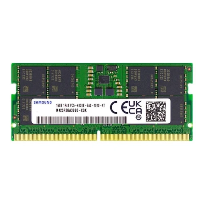 картинка Оперативная память для ноутбука 16GB DDR5 4800MHz Samsung SO-DIMM M425R2GA3BBO-CQKOD от магазина itmag.kz