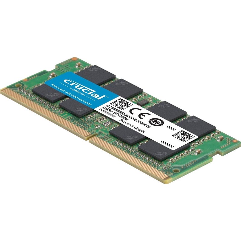 картинка Оперативная память для ноутбука 16GB DDR4 2666 MHz Crucial Basics PC4-21300 SO-DIMM CL19 CB16GS2666 от магазина itmag.kz