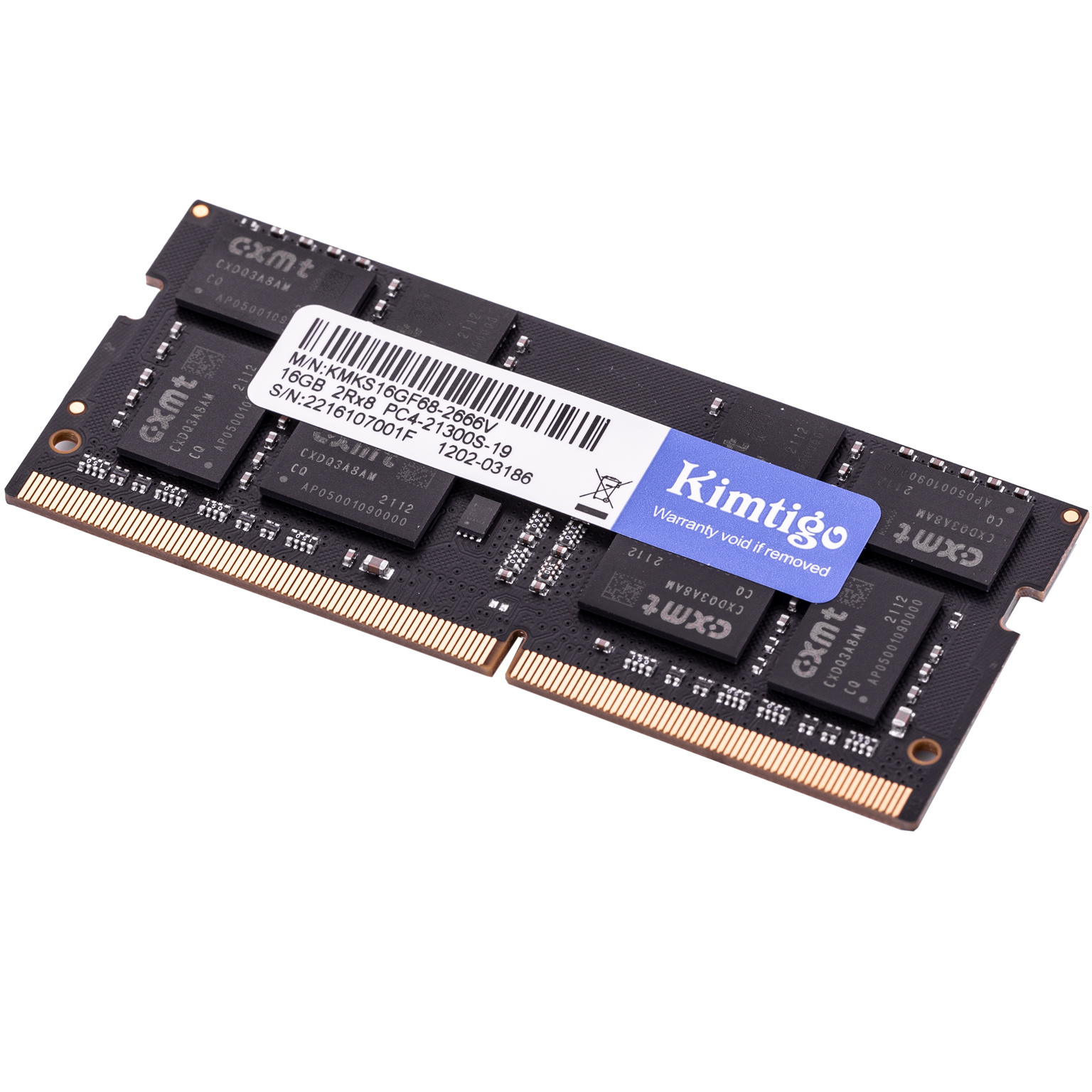 картинка Оперативная память для ноутбука Kimtigo KMKS 3200 8GB, DDR4 SO-DIMM, 8Gb, 3200Mhz, CL17 от магазина itmag.kz