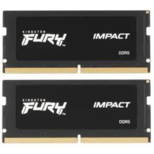 картинка Оперативная память для ноутбука Kingston Fury Impact SO DIMM DDR5 32GB  DDR5 5600MT/s (KF556S40IBK2-32) от магазина itmag.kz