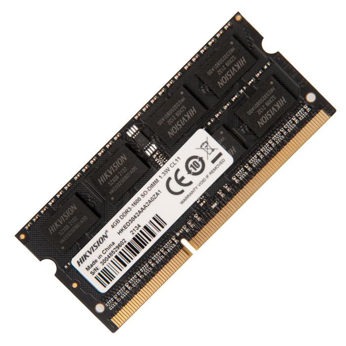 картинка Оперативная память SO-DIMM 4GB DDR3 PC12800/1600Mhz Hikvision S1 BOX от магазина itmag.kz