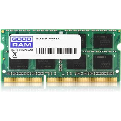картинка Оперативная память для ноутбука 4Gb DDR3 1600Mhz GOODRAM SODIMM PC3-12800 CL11 1.35V GR1600S3V64L11S/4G от магазина itmag.kz