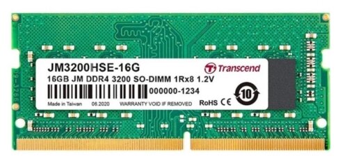 картинка Оперативная память для ноутбука DDR4 Notebook Transcend  JM3200HSE-16G от магазина itmag.kz