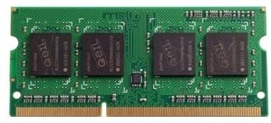 картинка Оперативная память для ноутбука 8Gb DDR3L 1600Mhz GEIL PC3 12800 GGS38GB1600C11S SO-DIMM 1,35V Low Voltage OEM от магазина itmag.kz