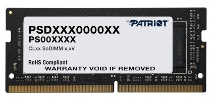 картинка Оперативная память SODIMM DDR4 PC-25600 (3200 MHz) 16Gb PATRIOT (память для ноутбуков) <2x8, 1.2V> от магазина itmag.kz