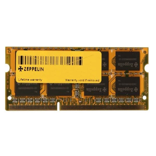 картинка Оперативная память SODIMM DDR3 PC-12800 (1600 MHz)  4Gb Zeppelin  (память для ноутбуков)  от магазина itmag.kz