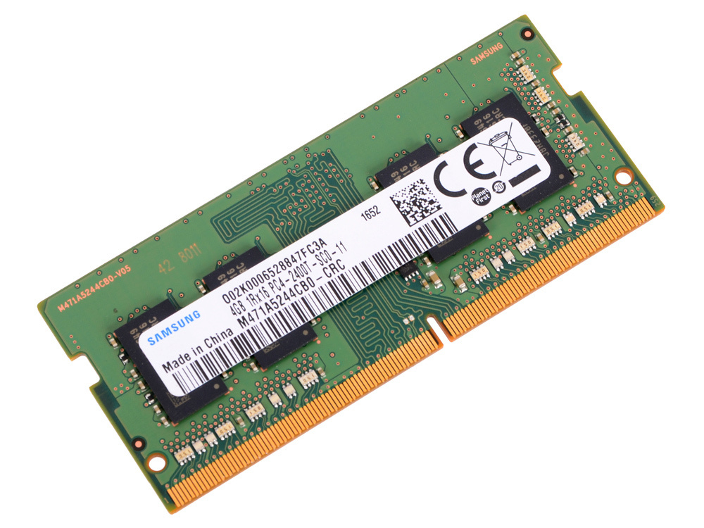 картинка Оперативная память для ноутбука Samsung 4GB DDR4 2400 SO DIMM M471A5244CB0-CRC от магазина itmag.kz