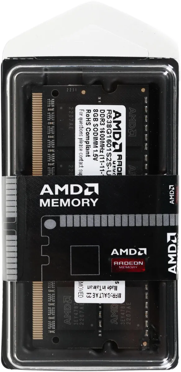 Оперативная память для ноутбука 8Gb DDR3 1600MHz (R538G1601S2S-U) фото