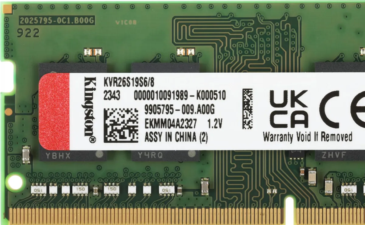 Оперативная память для ноутбука Kingston,  DDR4  8 GB 2666MHz (KVR26S19S6/8) фото