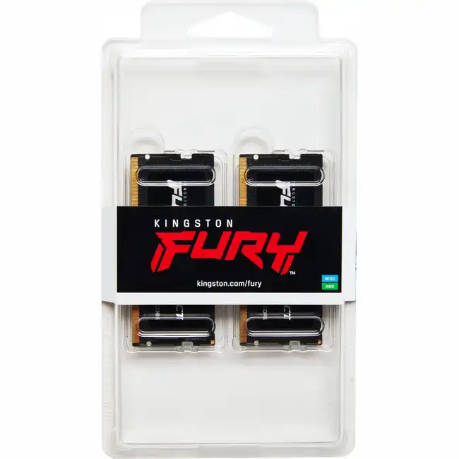 Оперативная память для ноутбука Kingston Fury Impact, DDR5 32 GB kit (2х16GB) (KF560S38IBK2-32) фото