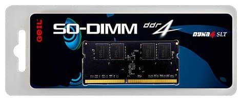 картинка Оперативная память для ноутбука 16Gb DDR4 2133MHz GEIL PC4-17000 SO-DIMM 15-15-15-36 GS416GB2133C15S от магазина itmag.kz
