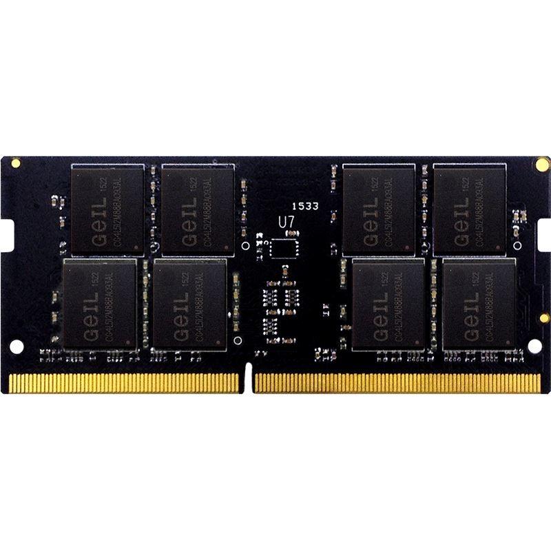 картинка Оперативная память для ноутбука  4GB DDR4 2400MHz GEIL PC4-19200 SO-DIMM 1.2V GS44GB2400C17S от магазина itmag.kz