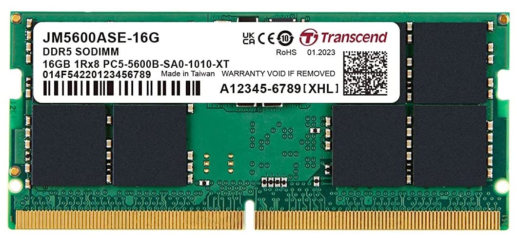 картинка Оперативная память DDR5 Notebook Transcend  JM5600ASE-16G от магазина itmag.kz