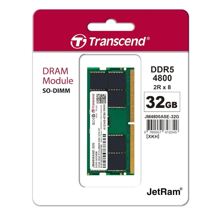 картинка Оперативная память DDR5 Notebook Transcend  JM4800ASE-32G от магазина itmag.kz