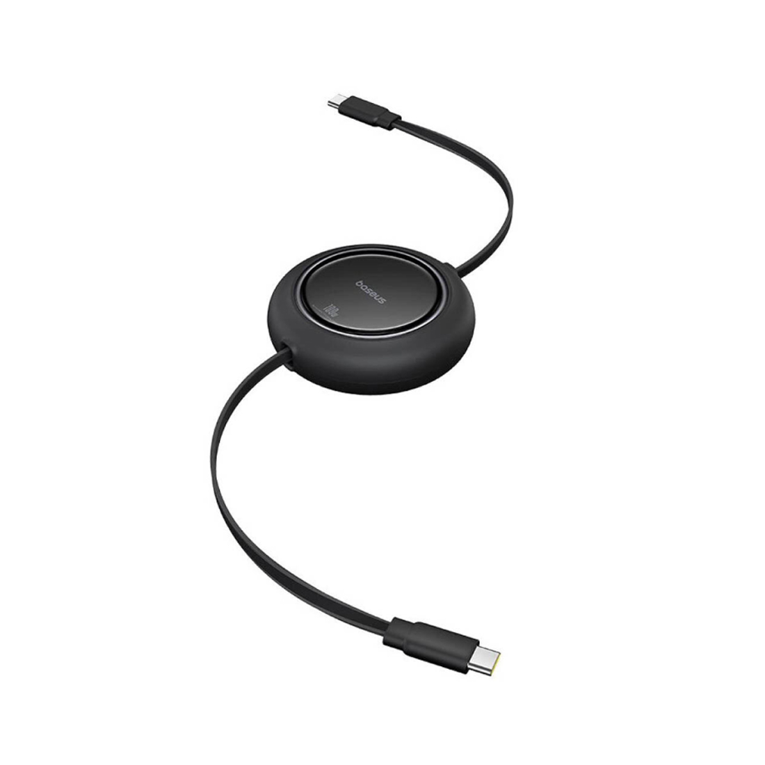 Интерфейсный кабель Baseus Free2Pull Mini USB-C to USB-C 100W 2m Black (P10364500113-01) фото
