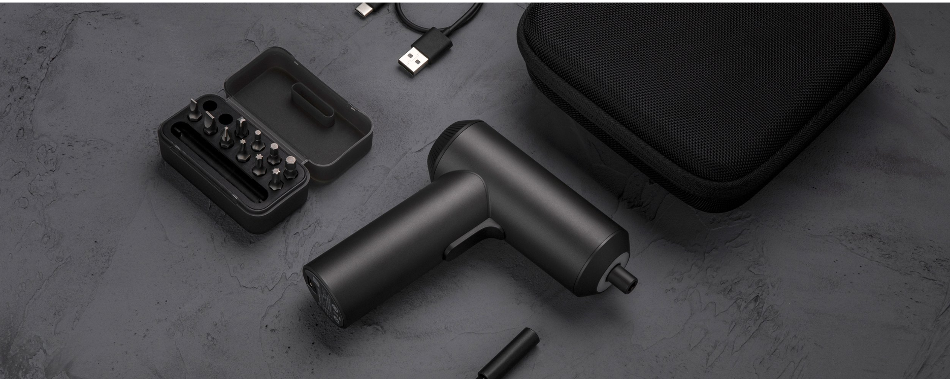 Электроотвертка Xiaomi Mi Cordless Screwdriver MJDDLSD001QW,200 об/мин,12шт.,LED,USB Type-C,2000mAh (MJDDLSD001QW/DZN4019TW) фото