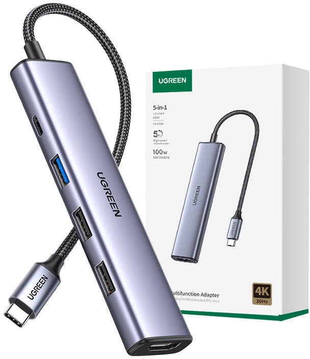 USB Хаб UGREEN USB-С на HDMI CM478 (15495) фото