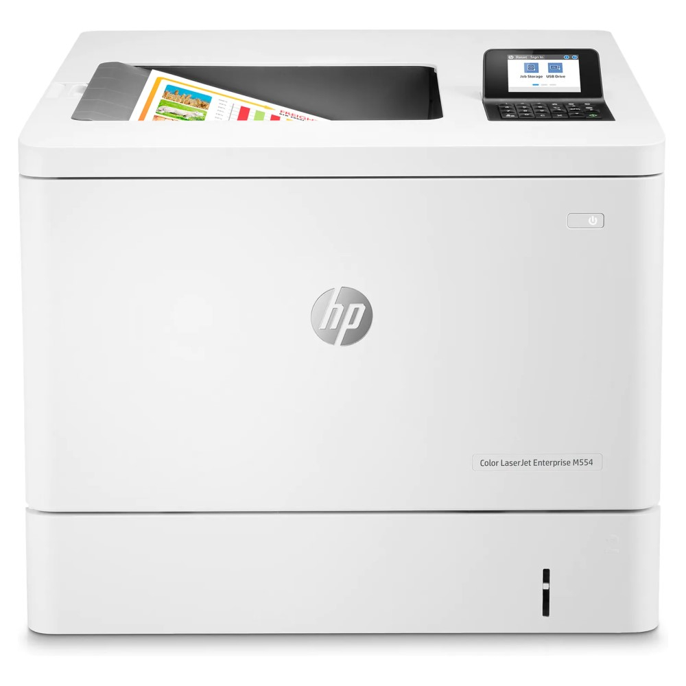 картинка Цветной лазерный принтер HP Color LaserJet Enterprise M554dn (7ZU81A) от магазина itmag.kz
