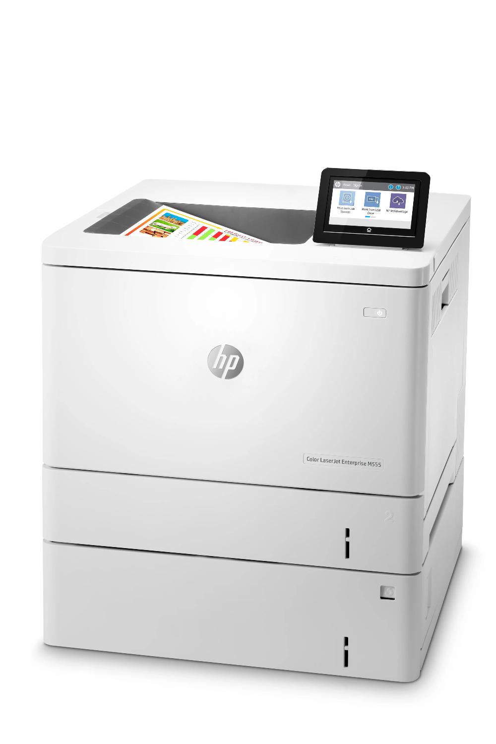 картинка Принтер HP Color LaserJet Enterprise M555x (7ZU79A) от магазина itmag.kz