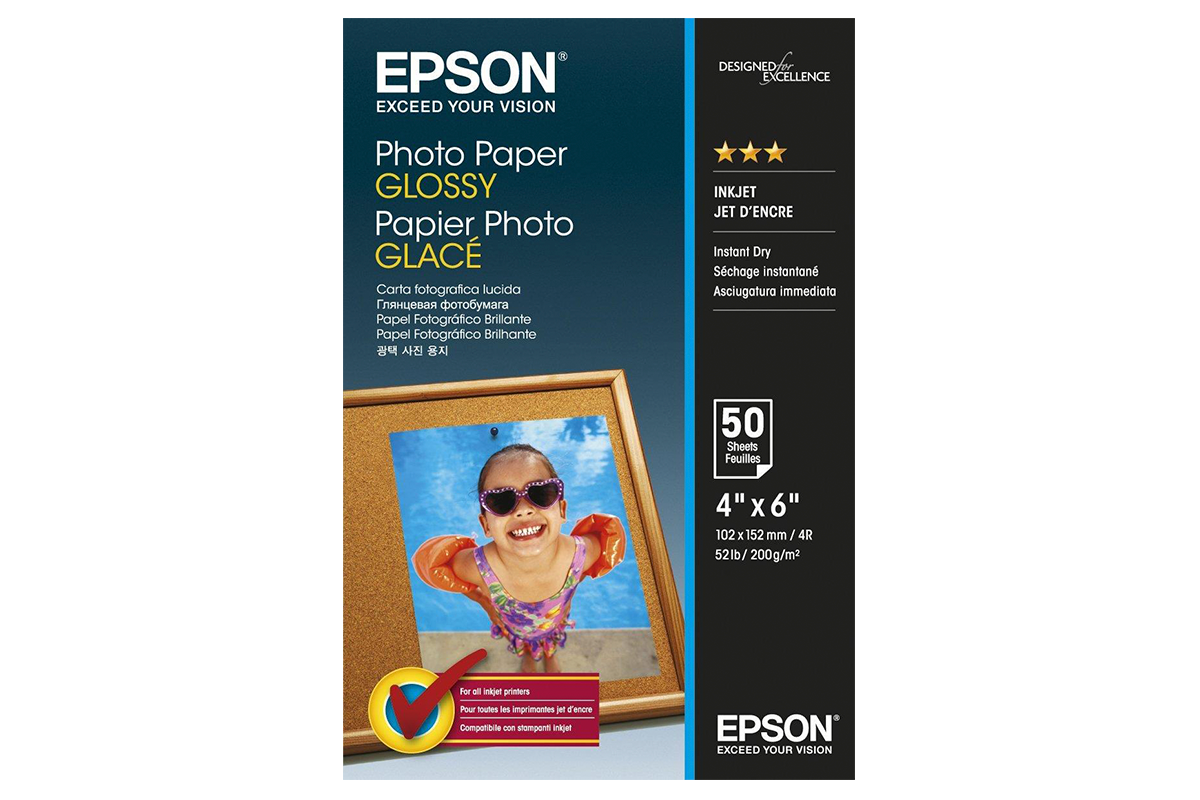 картинка Бумага для струйной печати Epson C13S042547 Glossy Photo Paper от магазина itmag.kz
