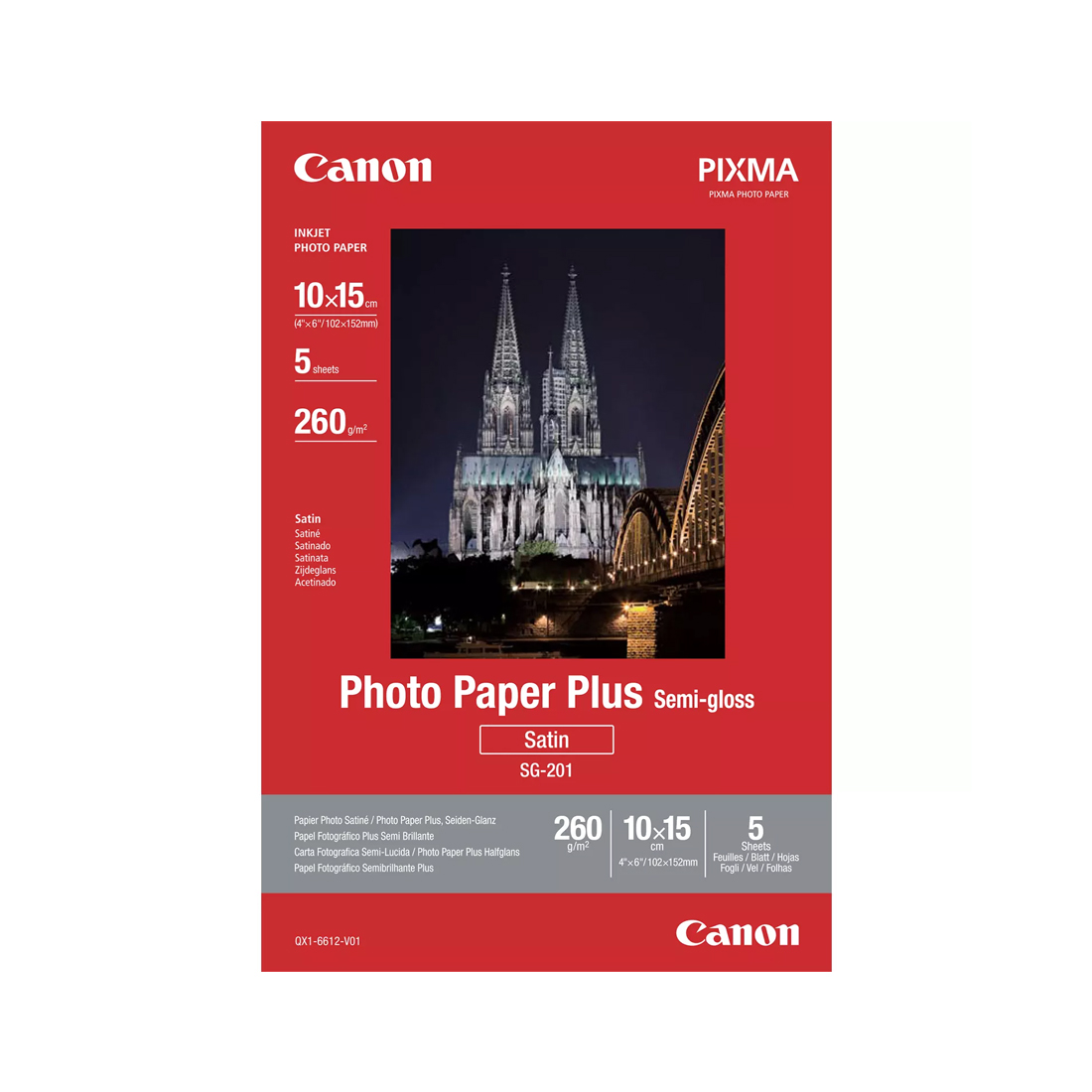 картинка Полуглянцевая фотобумага Canon SG-201 4x6 5SH от магазина itmag.kz