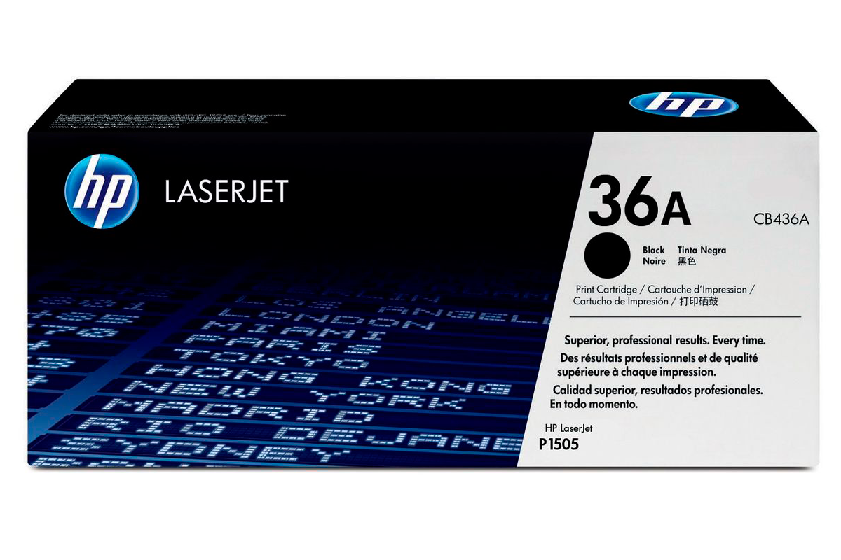 картинка Лазерный картридж HP Europe CB436A (CB436A) от магазина itmag.kz