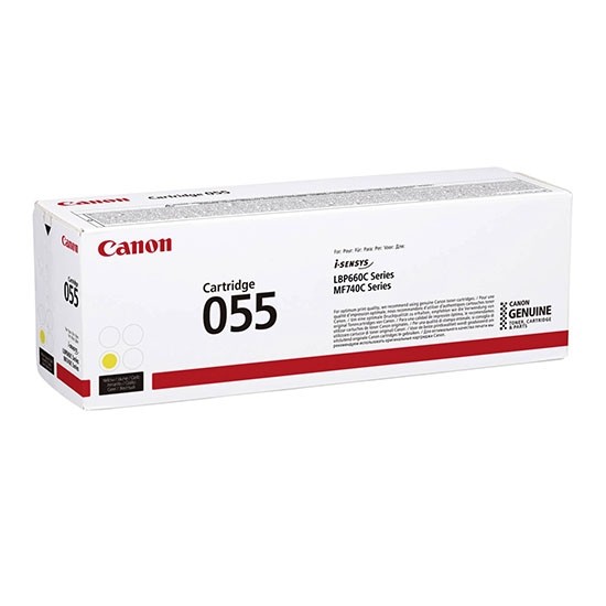 картинка Лазерный картридж Canon 055 Y (3013C002) от магазина itmag.kz