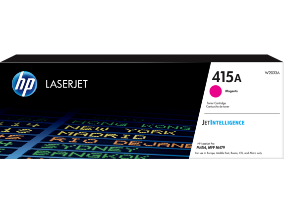 картинка Оригинальный лазерный картридж HP W2033A LaserJet 415A, пурпурный, 2100 стр. от магазина itmag.kz