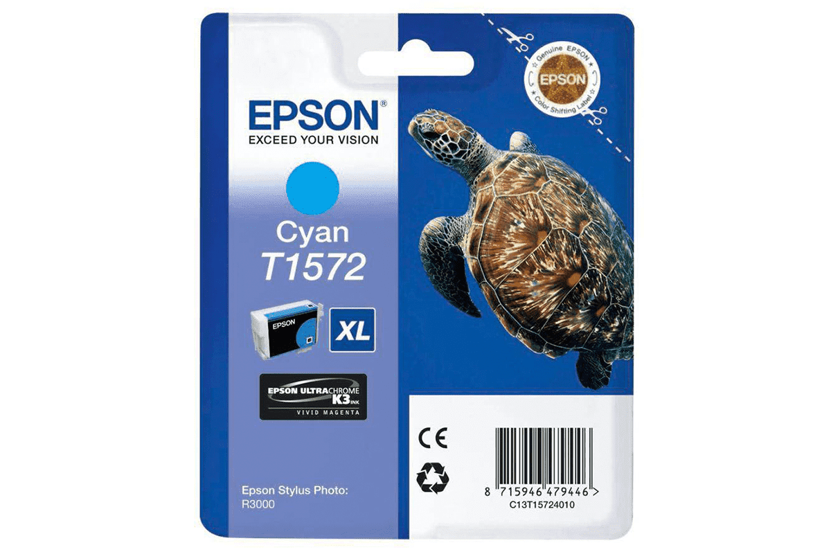 картинка Картридж Epson T1572 Blue для Epson Stylus Photo R3000, 850стр, C13T15724010 от магазина itmag.kz