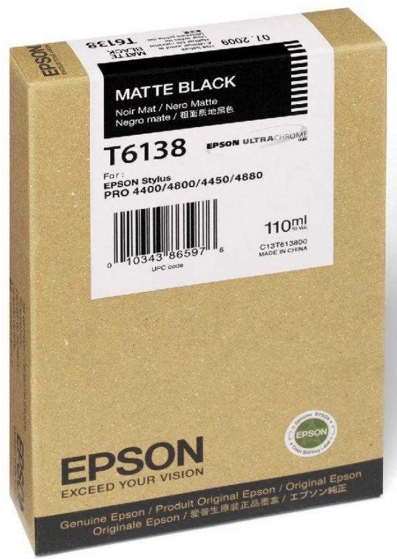 картинка Картридж струйный Epson C13T613800, для SP-4450 матовый черный, 110мл от магазина itmag.kz