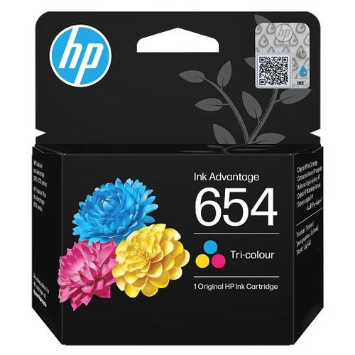 Картридж HP 654 Tri-color Original Ink Advantage Cartridge (7FP38UE) фото