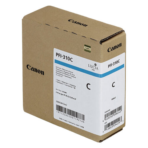 Чернила пигментные Canon Pigment Ink Tank PFI-310 C  (2360C001AA) фото