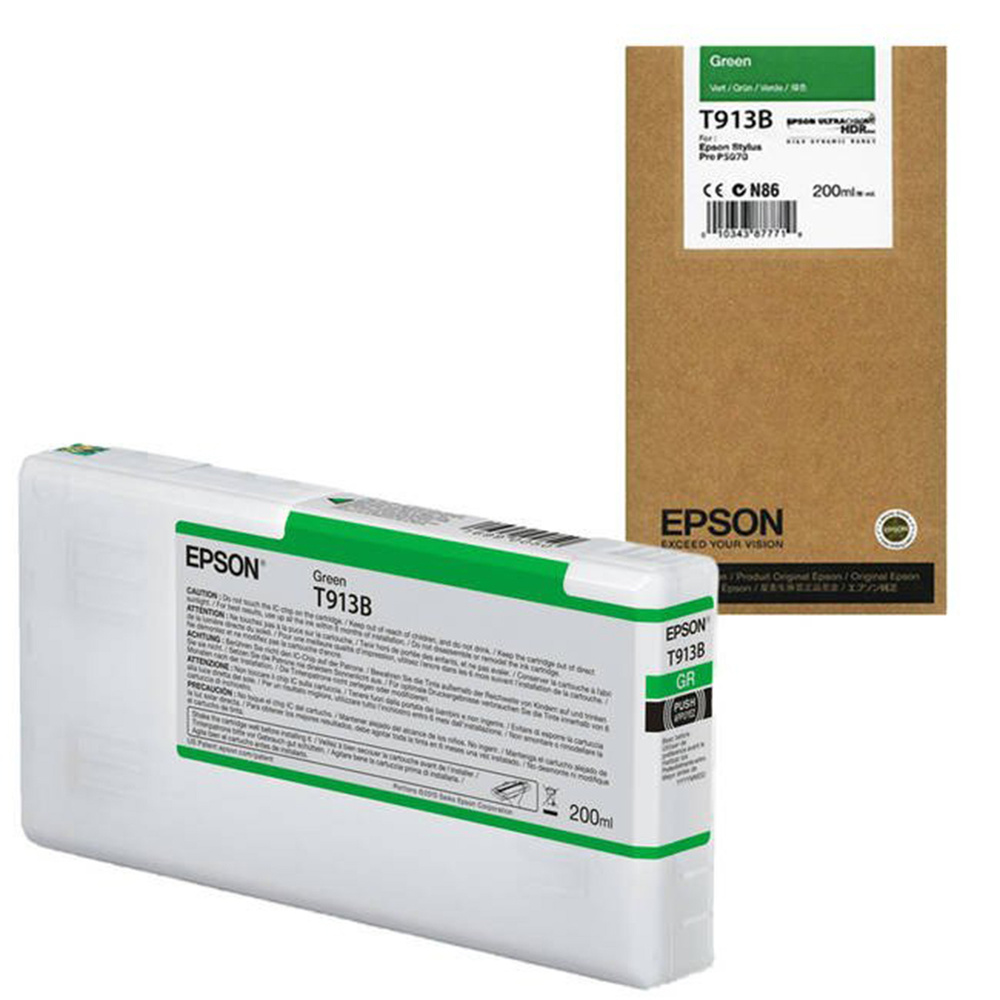 Картридж Epson SC-P5000 200ml Green зеленый (C13T913B00) фото