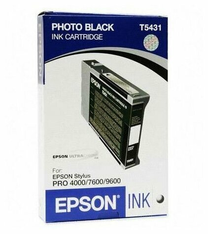 картинка Картридж Epson C13T543100 STYLUS PRO7600/9600 черый от магазина itmag.kz
