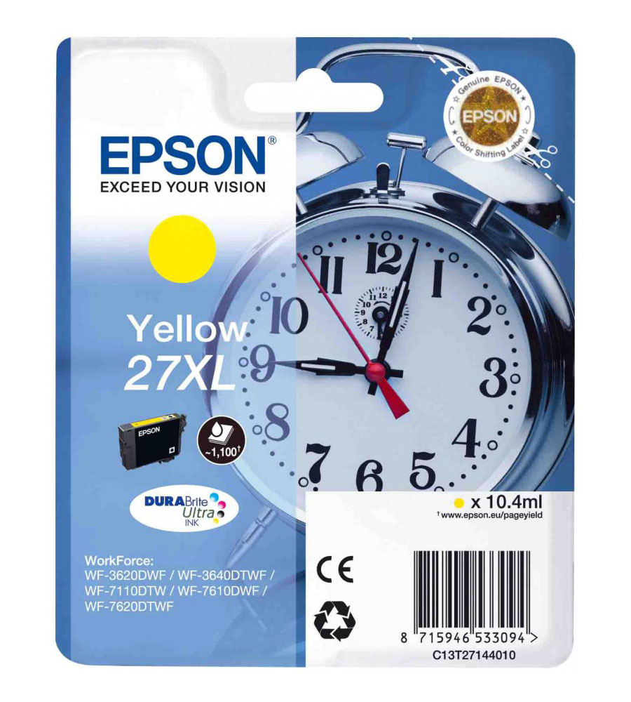 картинка Картридж Epson C13T27144022  для  WF-7110/7610/7620 желтый  от магазина itmag.kz