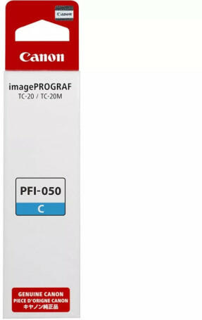 Картридж струйный Canon PFI-050 C  голубой для Canon imagePROGRAF TM-20/TM-20M (5699C001) фото